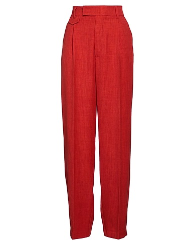 VICOLO Pantalone Rosso pomodoro 100% Poliestere