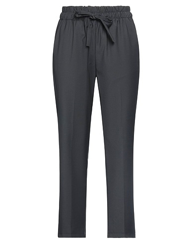 CLAUDIE Casual pants Black 38% Wool, 29% Polyester, 17% Acrylic, 12% Synthetic fibers, 4% Virgin Wool