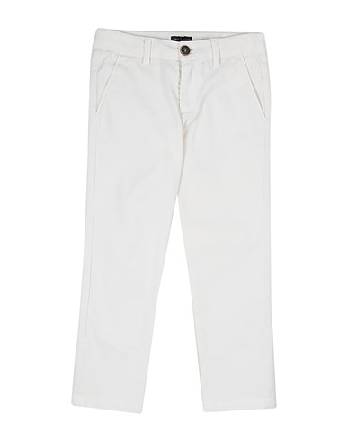 TAGLIATORE Casual trouser Ivory 98% Cotton, 2% Elastane