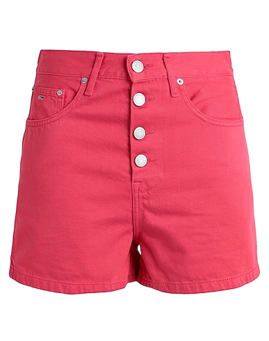 TOMMY JEANS Denim shorts Coral 100% Recycled cotton