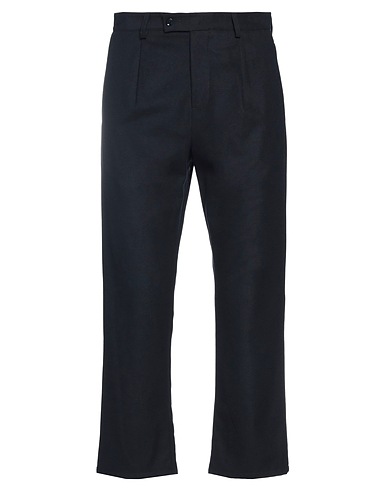 DANIELE ALESSANDRINI HOMME Casual trouser Midnight blue 74% Polyester, 25% Viscose, 1% Elastane