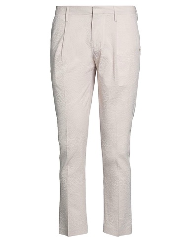 ENTRE AMIS Casual trouser Beige 92% Cotton, 7% Polyamide, 1% Elastane