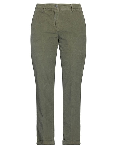 L.P. di L. PUCCI Pantalon Vert militaire 97% Coton, 3% Élasthanne