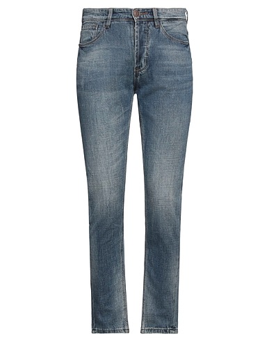 SURPLUS WARDROBE™ Denim pants Blue 89% Cotton, 11% Linen