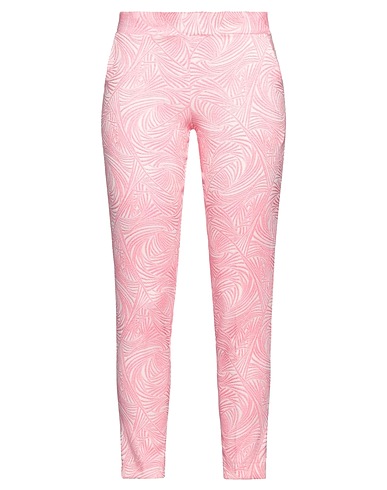 NINEMINUTES Casual trouser Pink 94% Cotton, 6% Elastane