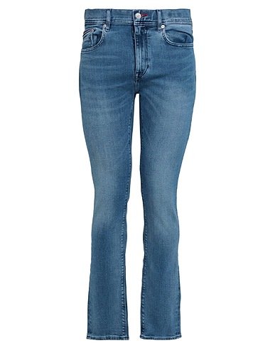 TOMMY HILFIGER Denim trousers Blue 94% Cotton, 4% Elasterell-p, 2% Elastane