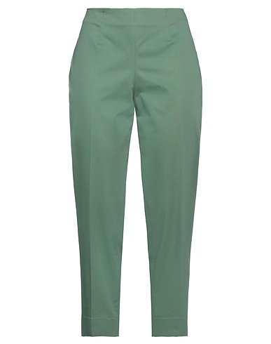 YOU BLU Casual trouser Green 97% Cotton, 3% Elastane