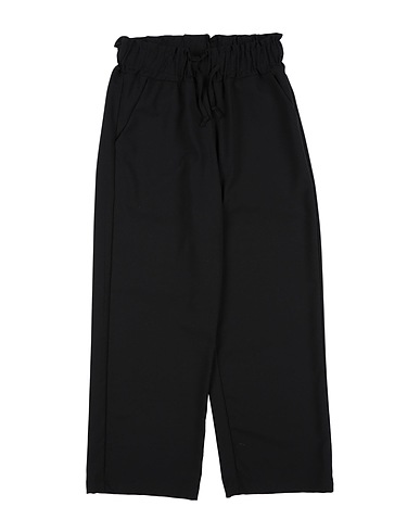 MANILA GRACE Casual trouser Black 95% Polyester, 5% Elastane