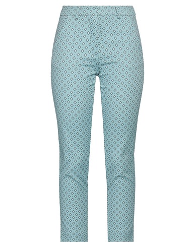 WEEKEND MAX MARA Casual pants Pastel blue 57% Polyester, 40% Cotton, 3% Elastane