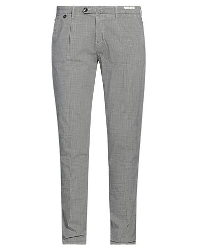 L.B.M. 1911 Casual trouser Charcoal 91% Cotton, 8% Linen, 1% Elastane