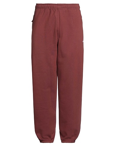 NIKE Casual trouser Chocolate brown 84% Cotton, 16% Polyester