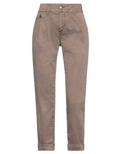 JACOB COHЁN Casual trouser Taupe 96% Cotton, 4% Elastane