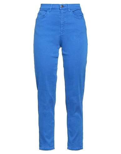 KAOS JEANS Denim trousers Blue 63% Tencel™, 30% Cotton, 5% Polyester, 2% Elastane