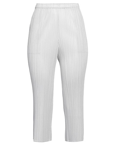 ISSEY MIYAKE Pantalone Grigio chiaro 100% Poliestere