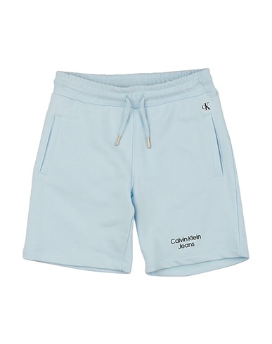 CALVIN KLEIN JEANS Shorts & Bermudas Himmelblau 46% Baumwolle, 40% Organische Baumwolle, 10% Recyceltes Polyester, 4% Polyester
