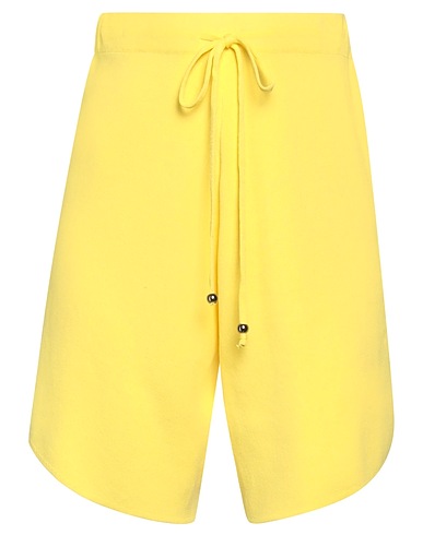 LE CIVIQUE Shorts & Bermudas Gelb 50% Baumwolle, 38% Viskose, 12% Seide