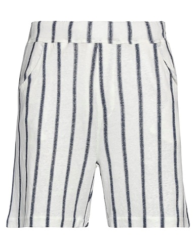MAJESTIC FILATURES Shorts & Bermuda White 96% Linen, 4% Elastane