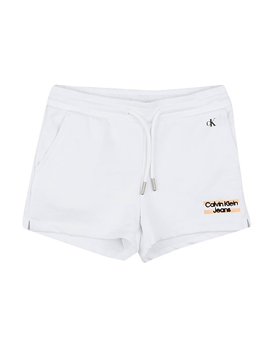 CALVIN KLEIN JEANS Shorts & Bermuda White 100% Cotton