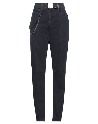 HIGH Denim trousers Blue 98% Cotton, 2% Rubber