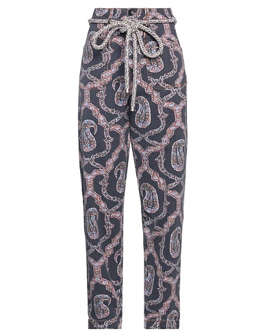 ETRO Casual trouser Navy blue 100% Cotton, Acrylic