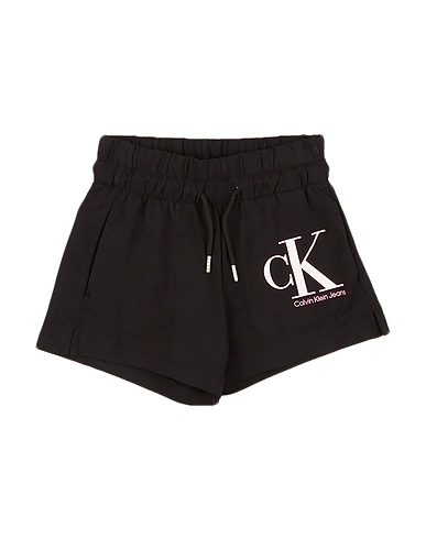 CALVIN KLEIN JEANS Shorts & Bermuda Black 95% Cotton, 5% Elastane