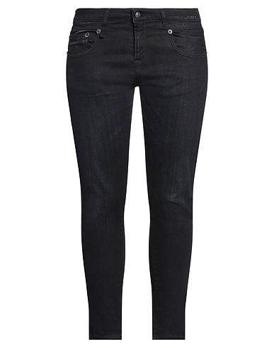 R13 Baggy Black 74% Cotton, 24% Polyethylene, 2% Elastane, Bovine leather