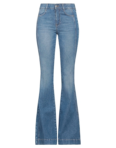 STELLA McCARTNEY Denim trousers Blue 99% Cotton, 1% Elastane