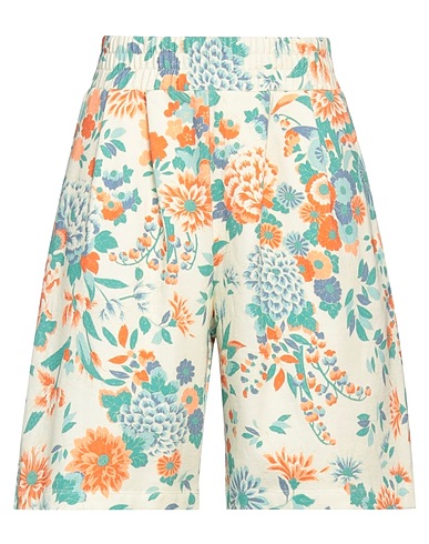 MOMONÍ Shorts & Bermuda Pastel yellow 50% Organic cotton, 50% Recycled cotton