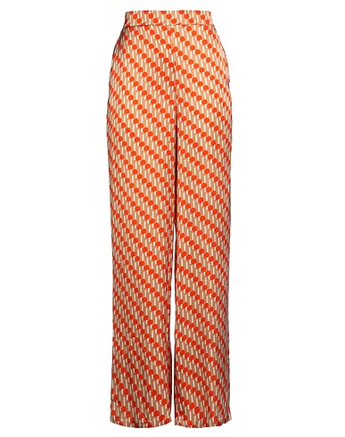 SFIZIO STUDIO Casual pants Orange 100% Viscose