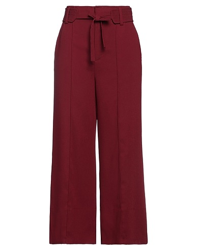 JOIE Casual trouser Burgundy 100% Polyester