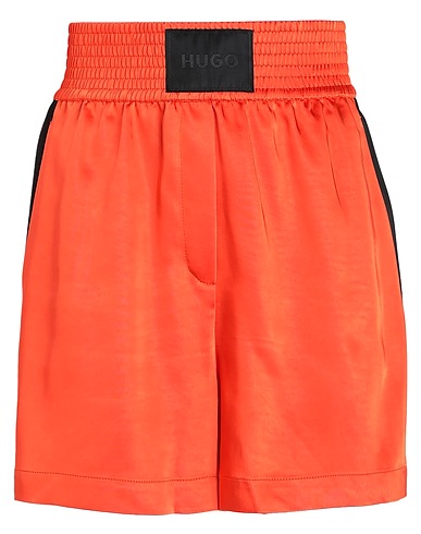 HUGO Shorts & Bermuda Orange 60% Recycled polyester, 40% Polyester