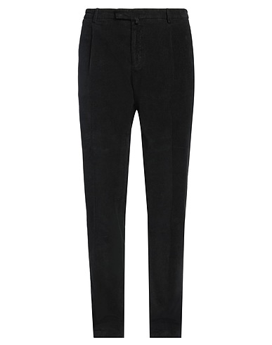 QUATTRO.DECIMI Casual trouser Black 97% Cotton, 3% Elastane