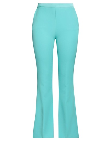 DENNY ROSE Casual trouser Turquoise 88% Polyester, 12% Elastane