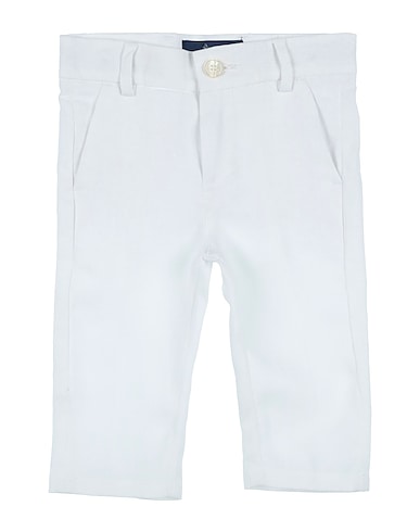 HARMONT & BLAINE Casual trouser White 100% Linen