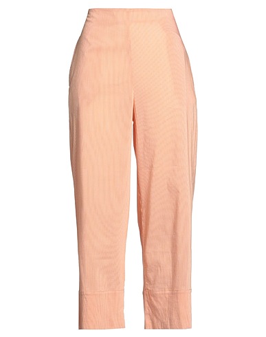 ALESSIA SANTI Casual trouser Apricot 71% Cotton, 29% Polyester