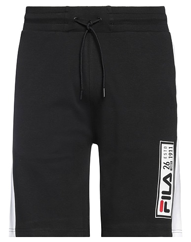 FILA Shorts & Bermuda Black 100% Cotton