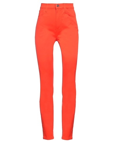 SFIZIO STUDIO Casual pants Orange 97% Cotton, 3% Elastane