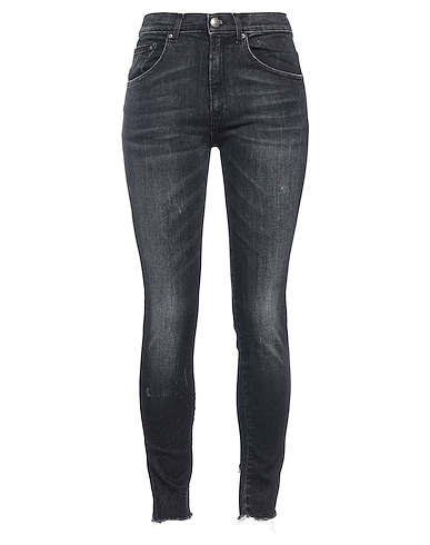 ONEDRESS ONELOVE Denim trousers Black 100% Cotton
