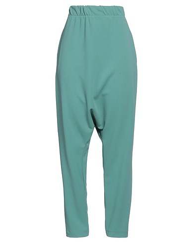 #HASHTAGMART Casual trouser Emerald green 95% Polyester, 5% Elastane