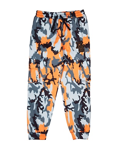 DOLCE&GABBANA Casual trouser Orange 58% Polyester, 42% Cotton