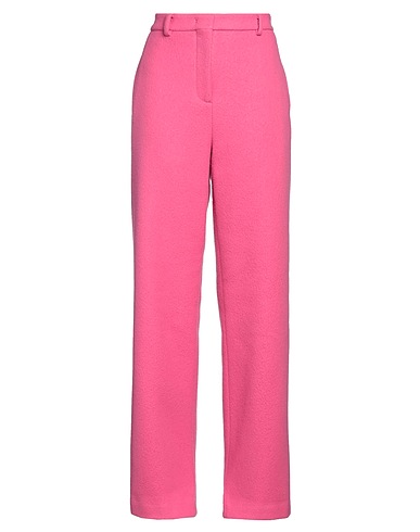 MSGM Casual trouser Pink 80% Virgin Wool, 20% Polyamide