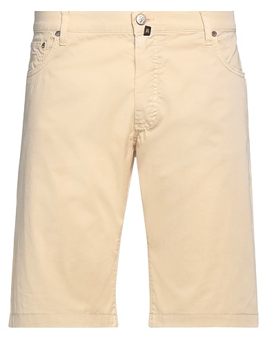 MARCO PESCAROLO Shorts & Bermuda Beige 96% Cotton, 4% Elastane