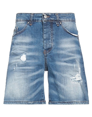 GAVENSEMBLE Denim shorts Blue 98% Cotton, 2% Elastane