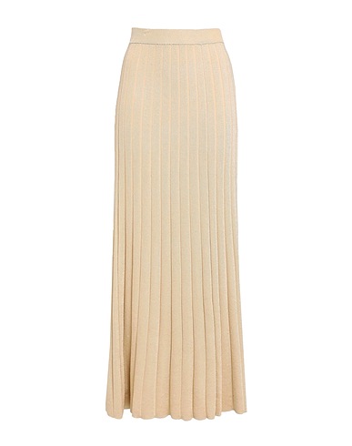 MICHAEL MICHAEL KORS Gonna lunga Sabbia 64% Viscosa, 22% Nylon, 6% Poliestere, 5% Fibra di metallo, 3% Elastan