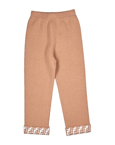 FENDI Pantalone Cammello 88% Lana, 10% Cachemire, 2% Poliammide