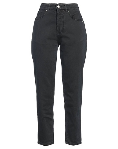 BERNA Casual trouser Black Cotton