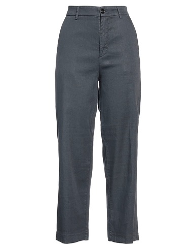 TRUE NYC® Denim trousers Midnight blue 73% Linen, 26% Cotton, 1% Elastane