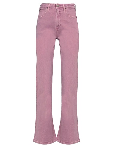 LEE Casual trouser Mauve 91% Cotton, 7% Polyester, 2% Elastane