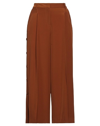 MANILA GRACE Pantalone Marrone 96% Poliestere, 4% Elastan