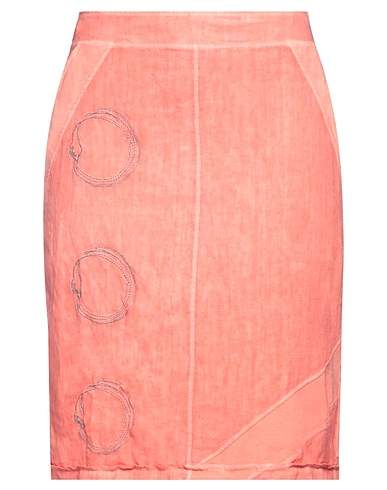 ELISA CAVALETTI by DANIELA DALLAVALLE Mini skirt Coral 100% Linen, Cotton, Elastane